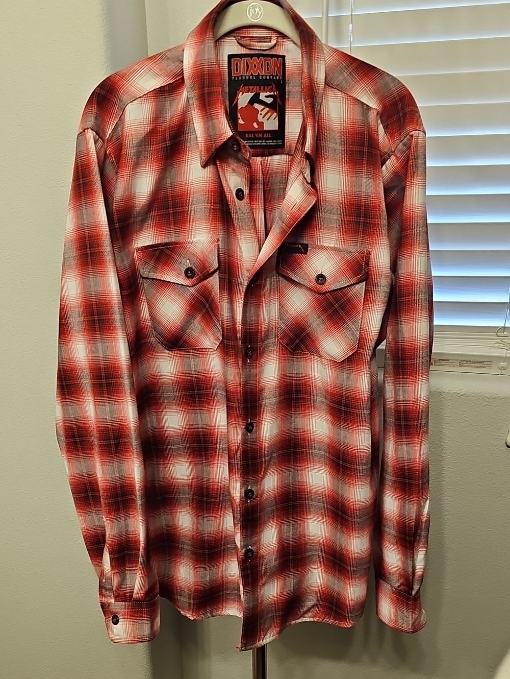 Dixxon Flannel Co. x Metallica “Kill ’Em All” Mens Large Long Sleeve